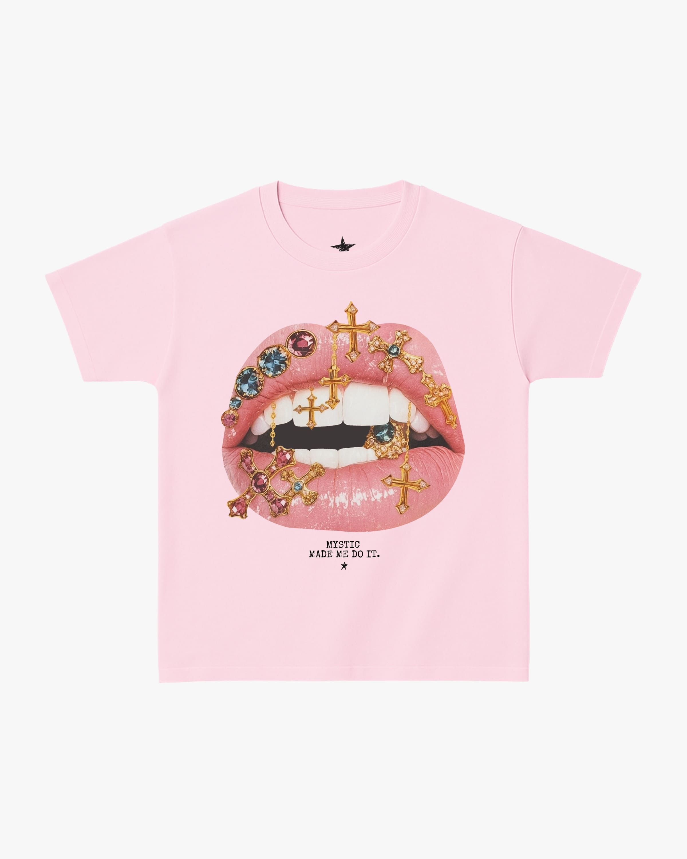 T-Shirt Tee Gem Kiss — Y2K Oversized Streetwear – SHINEANDGLORY