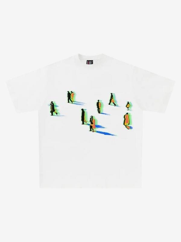 T-Shirt Lost Blanc — T-Shirt Streetwear Y2K ShineAndGlory