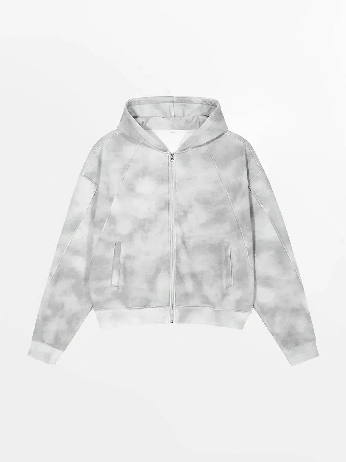 Sweat Zippé Vortex Gris — Sweat Zippé Streetwear Y2K ShineAndGlory