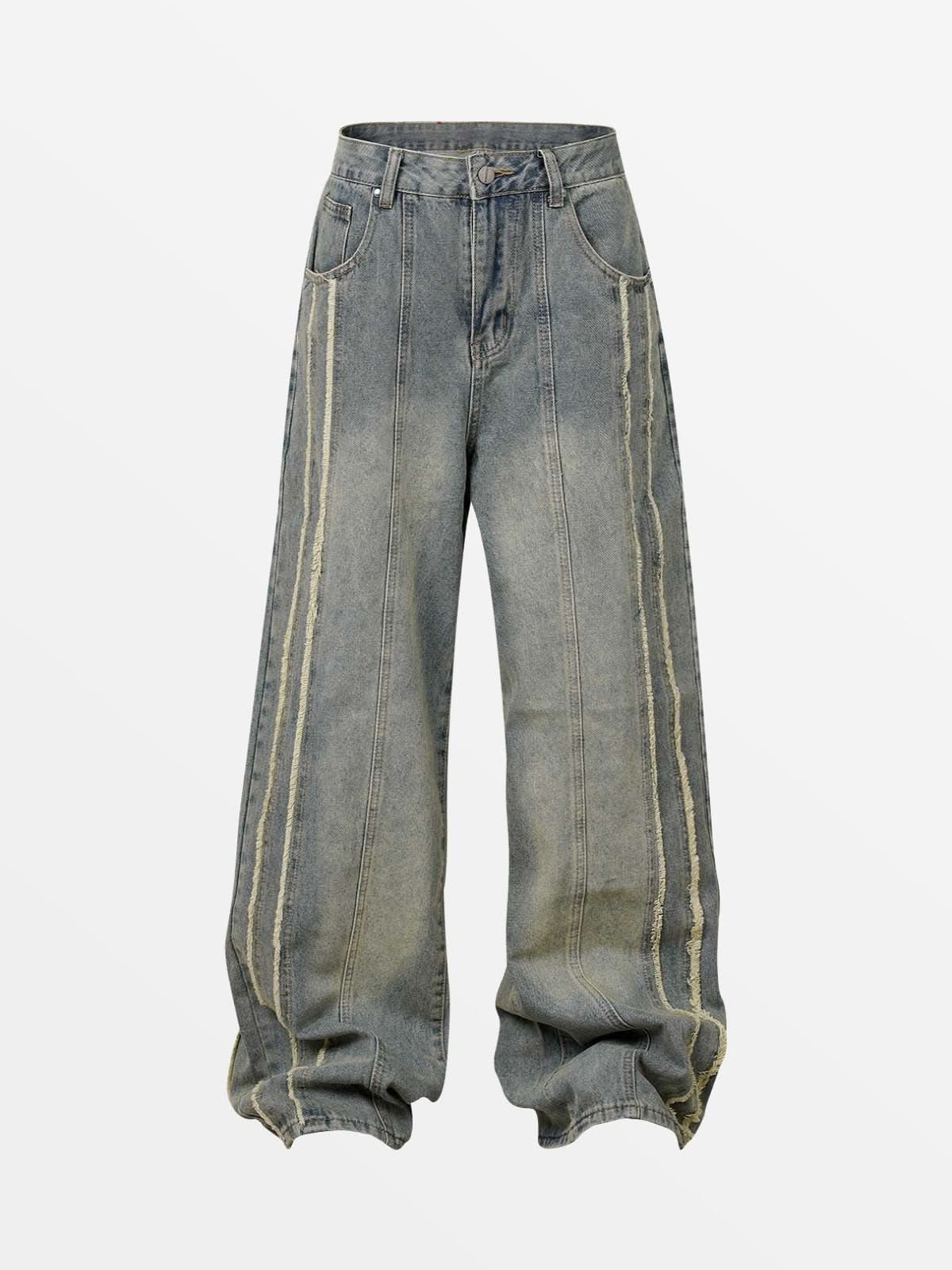 Jean Matrix Noir — Jean Denim Streetwear Y2K ShineAndGlory