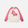 SWEAT "RICAMO FARFALLA"