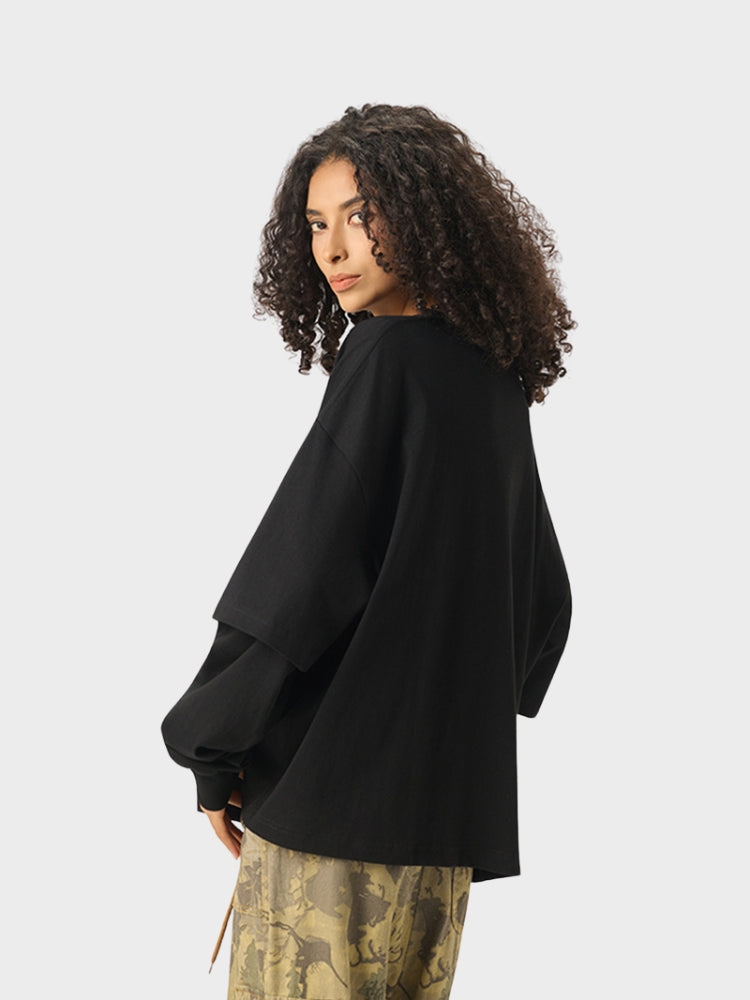 T-Shirt Manches Longues Basic Duo — T-Shirt Manches Longues Streetwear Y2K ShineAndGlory