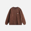 SUDADERA "PATCHED SOLID"