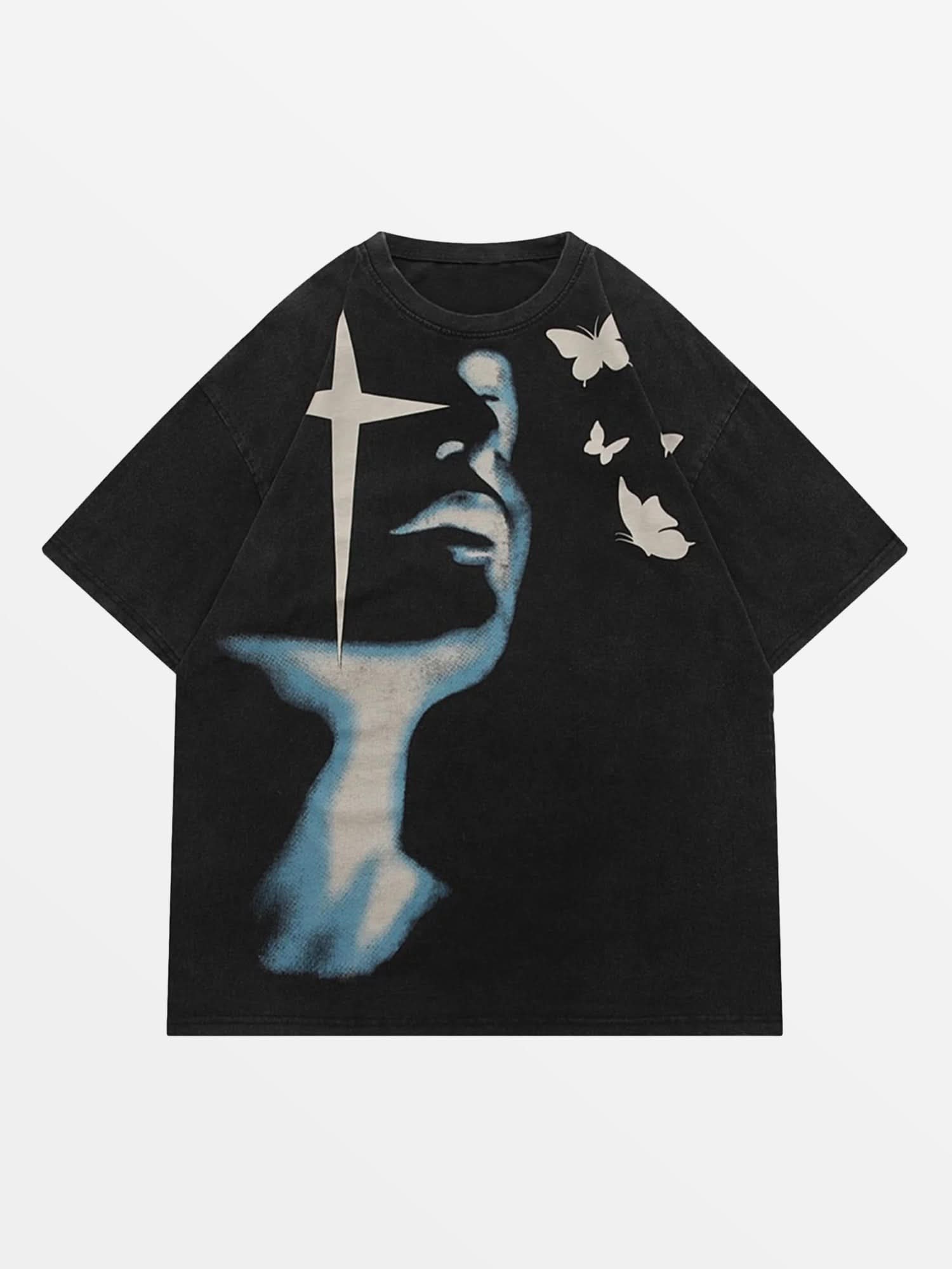 T-Shirt Vawan Noir — T-Shirt Streetwear Y2K ShineAndGlory