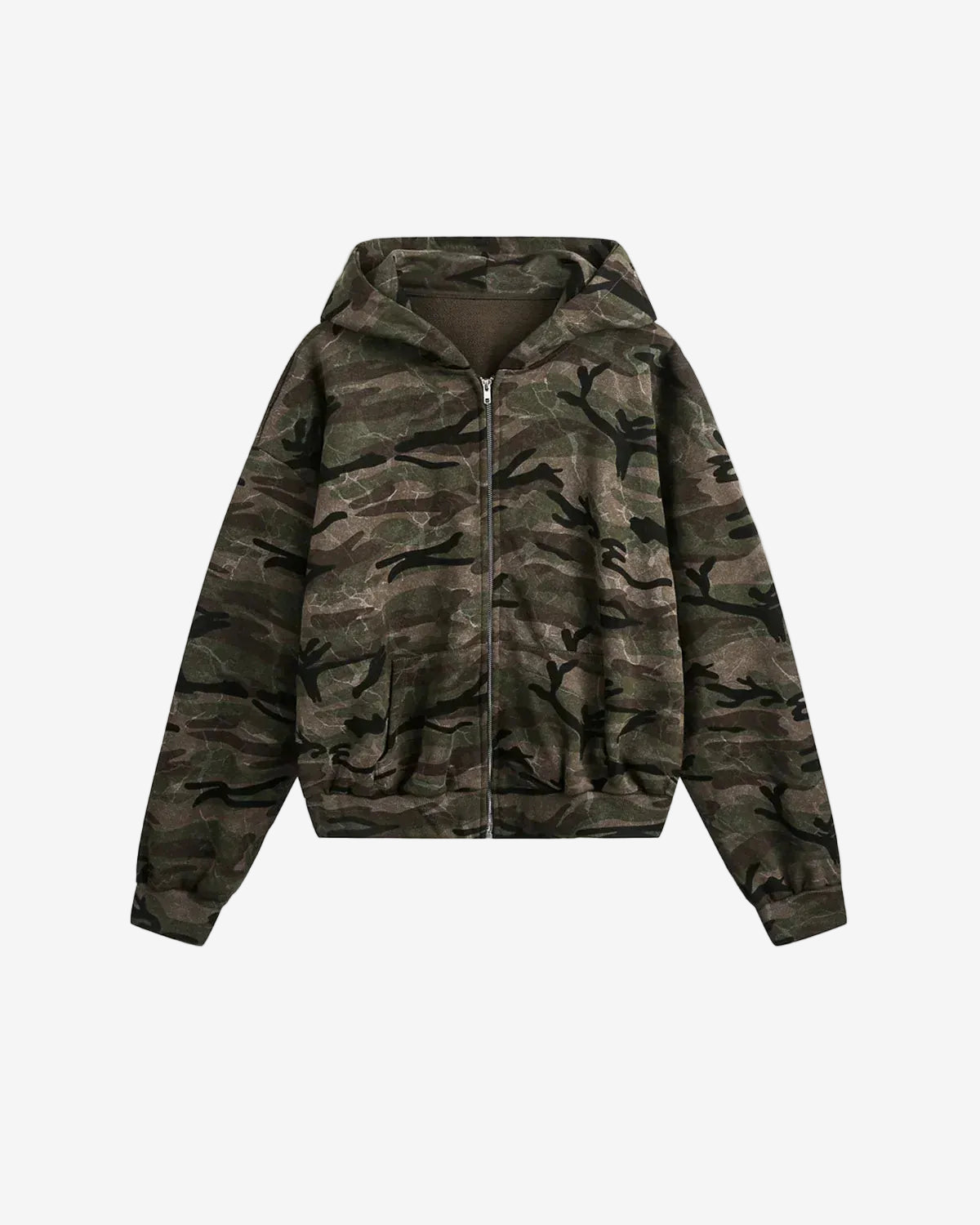 Sweat Zippé Koam Camouflage — Streetwear Y2K ShineAndGlory