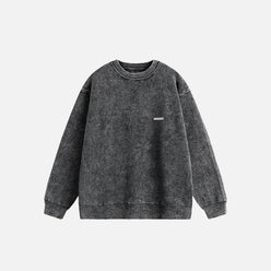SUDADERA "PATCHED SOLID"