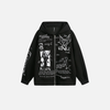 SUDADERA CON CREMALLERA "BOLD GRAFFITI"