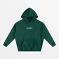 HOODIE "LOVE"-SHINEANDGLORY- Vert-S-SHINEANDGLORY