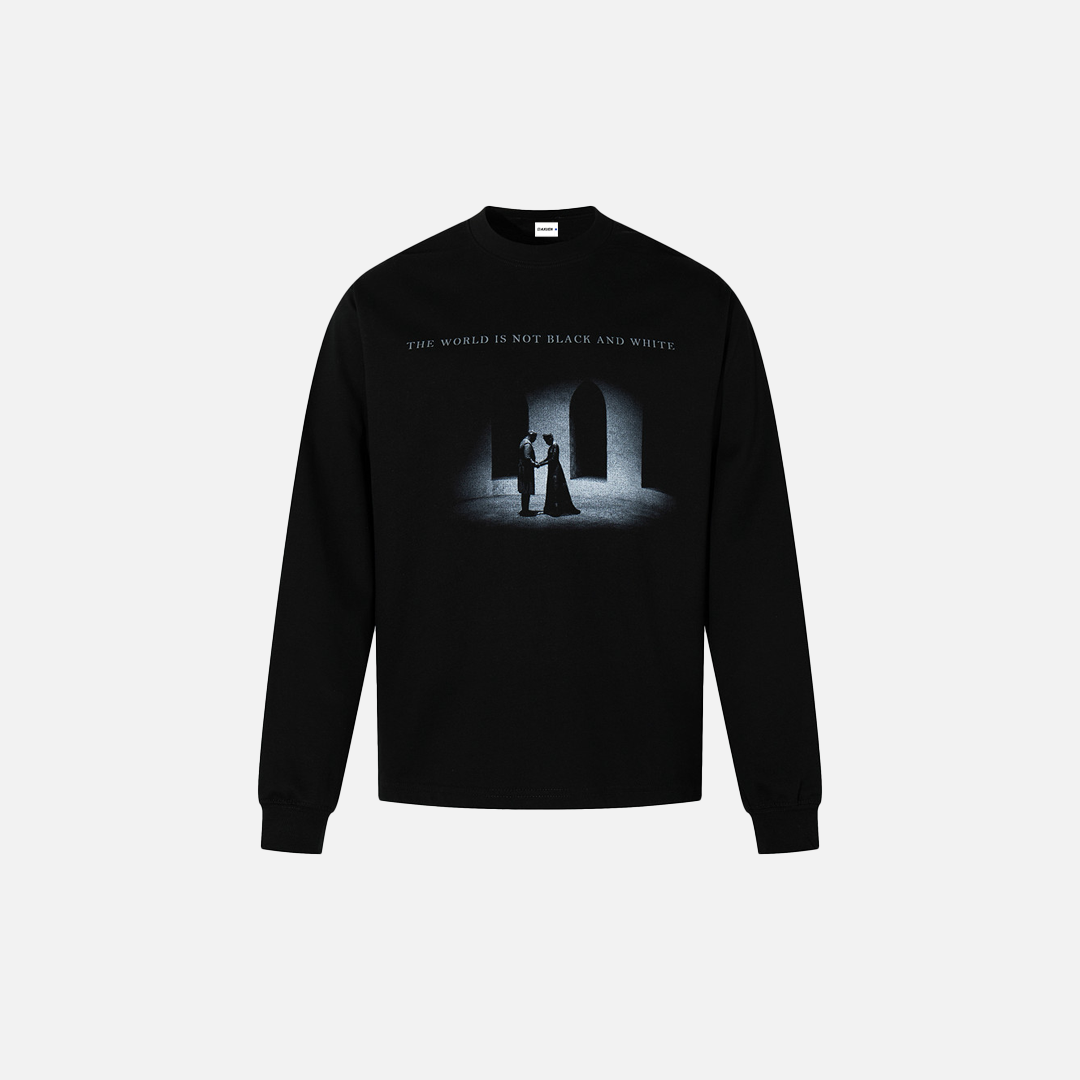 SUDADERA "GRÁFICO NEGRO"
