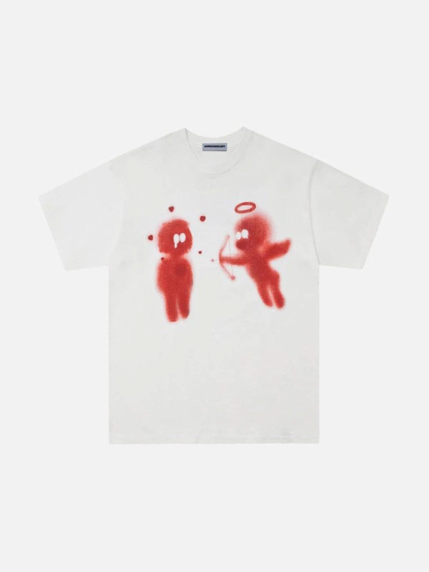 T-Shirt Cupilove Blanc — T-Shirt Streetwear Y2K ShineAndGlory