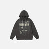 SUDADERA CON CREMALLERA "REBIRTH SKELETON"