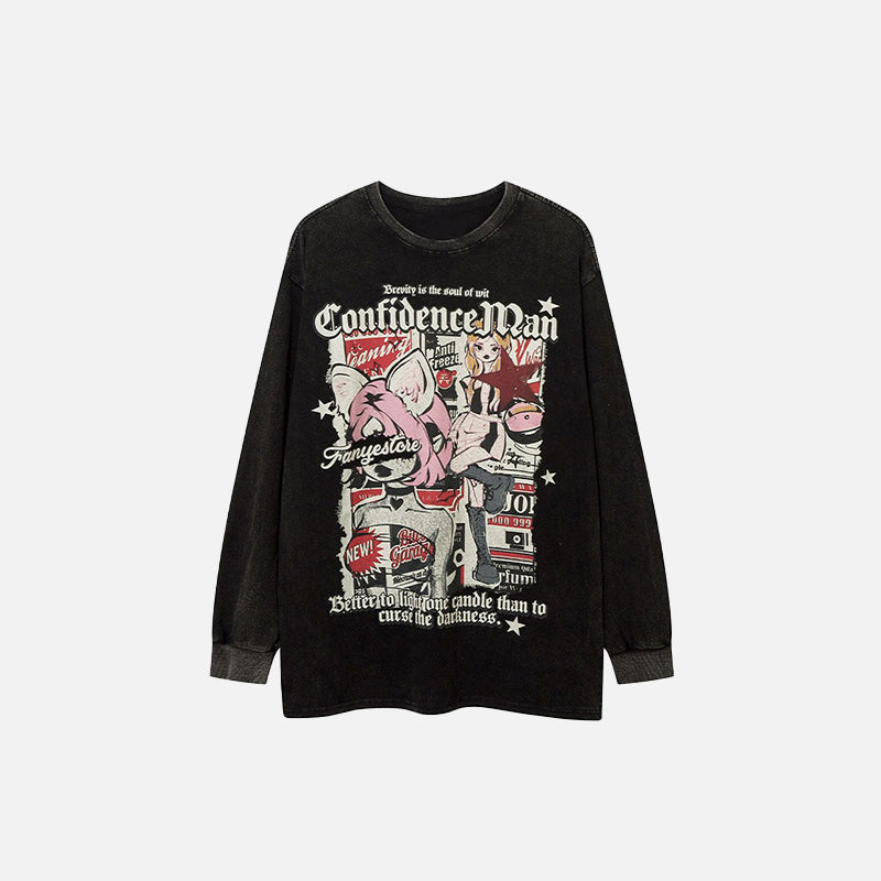 SUDADERA "GATOS DE DIBUJOS ANIMADOS"