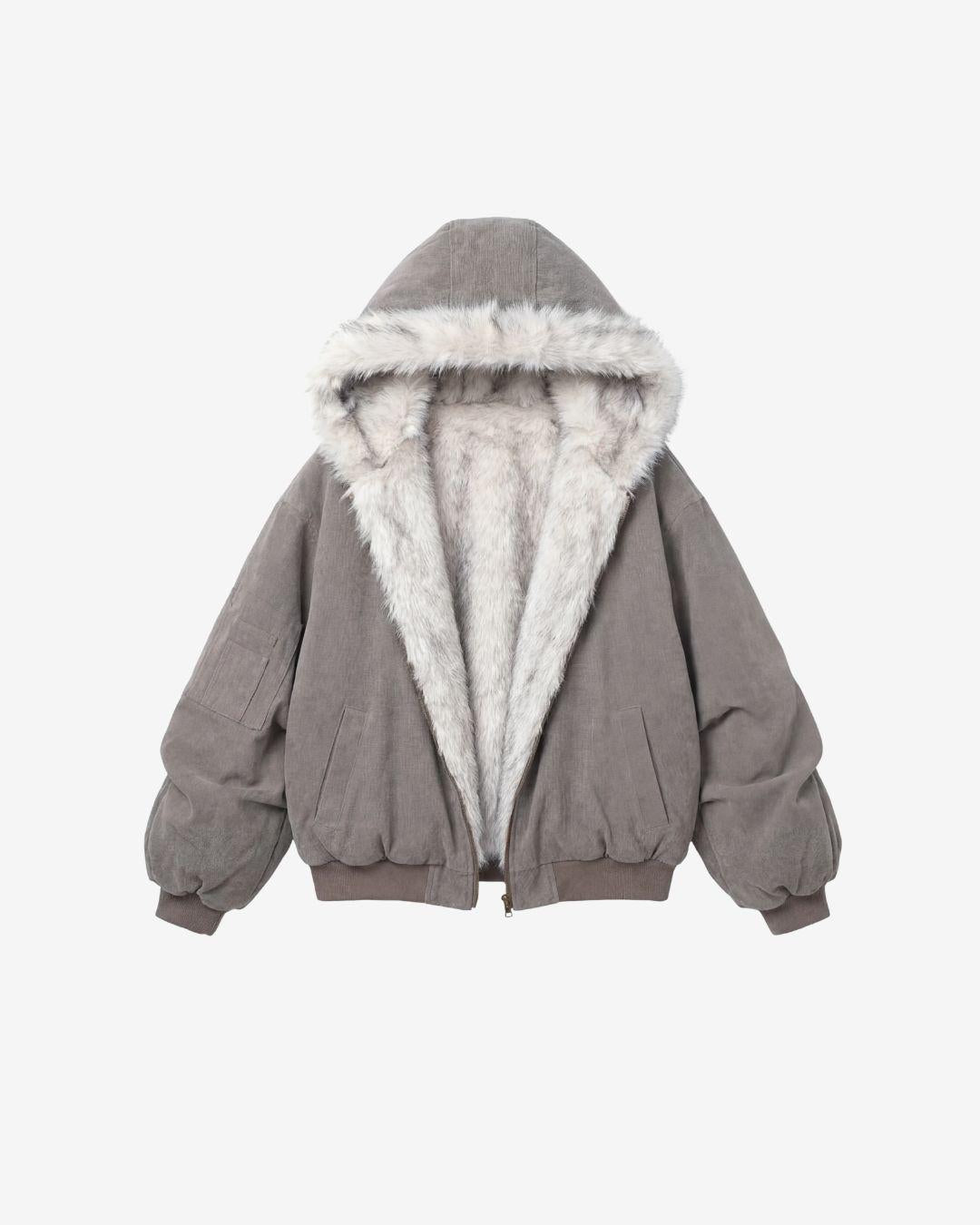 Veste Overiasez Gris — Veste Jacket Streetwear Y2K ShineAndGlory