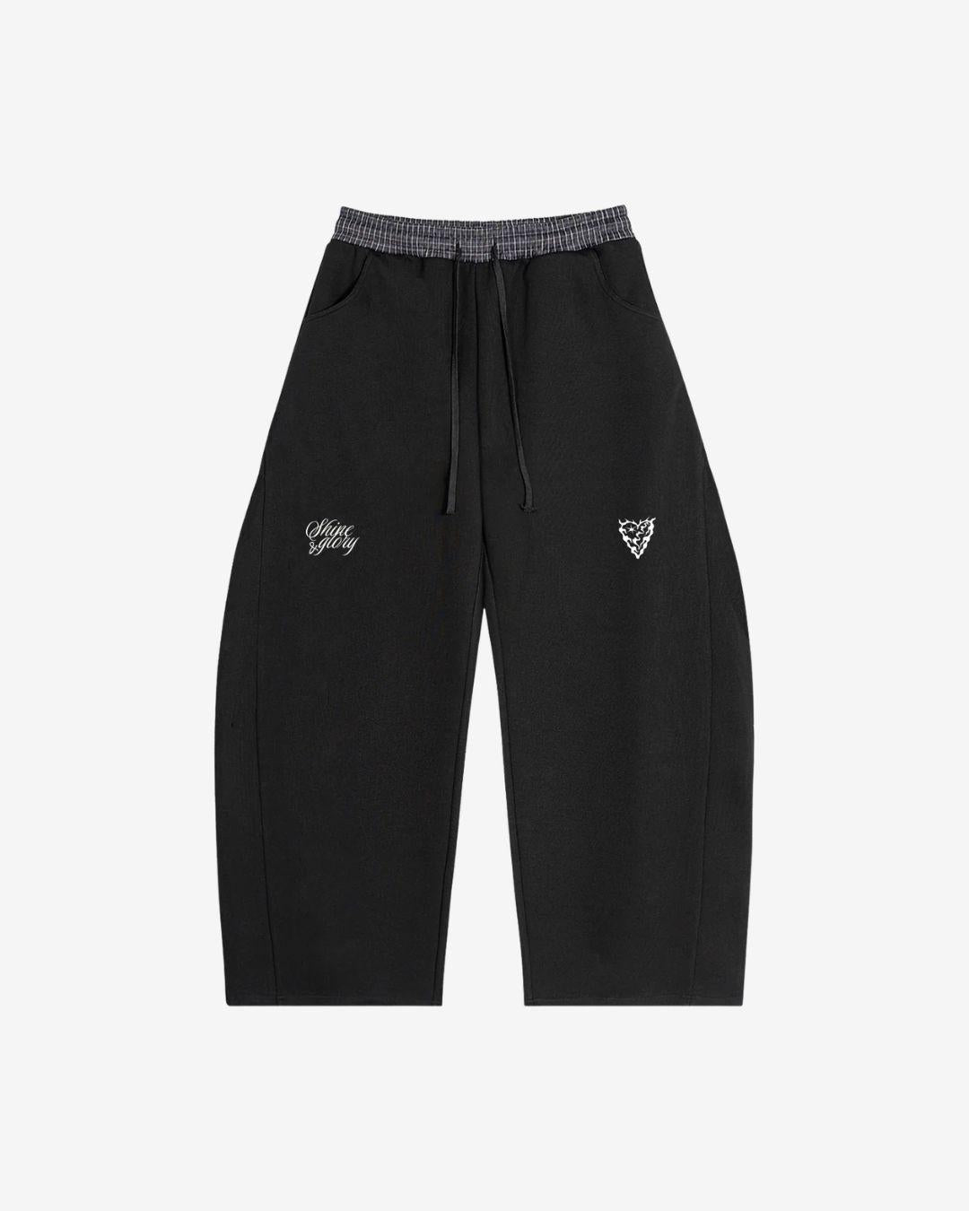 Jogging Ash&Love Noir — Jogging Streetwear Y2K ShineAndGlory