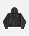 SWEAT ZIP "RHINESTONE"