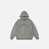 SUDADERA CON CREMALLERA "WASHED" PRIME