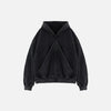 SUDADERA CON CREMALLERA "BLACK OVERTailleD"
