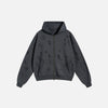SUDADERA CON CREMALLERA "TORN TRACKS"