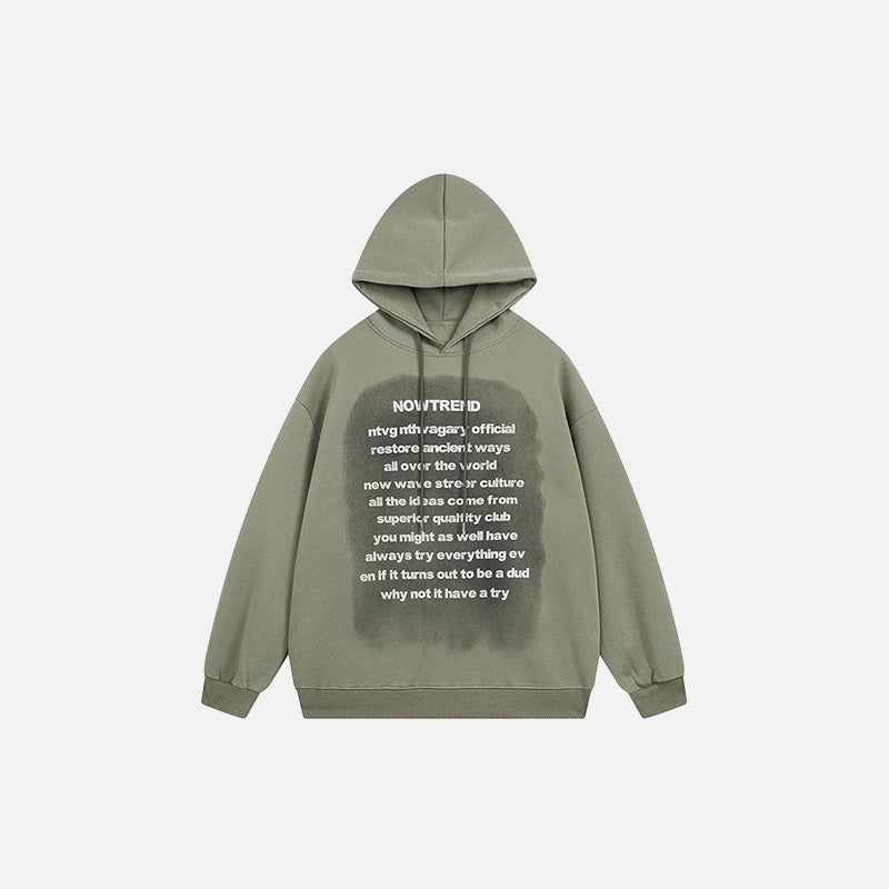 HOODIE "'JETZT"