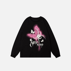 SUDADERA "BUTTERFLY AND"