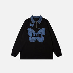 SUDADERA "PARCHE MARIPOSA"