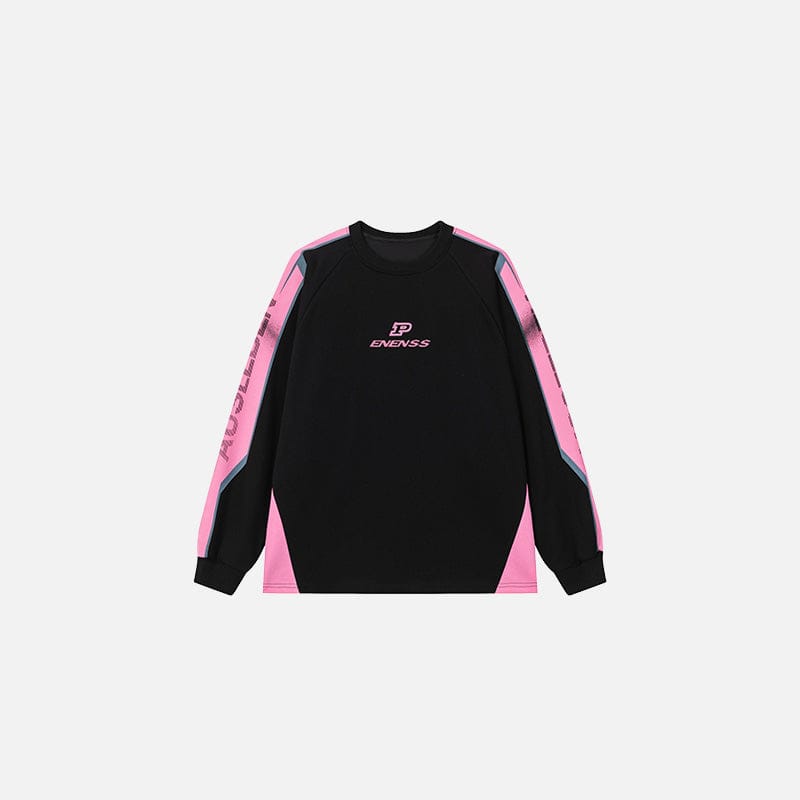 Sweat Neon Street Blanc — Sweat Streetwear Y2K ShineAndGlory