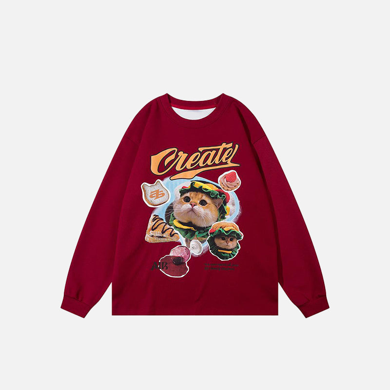 SWEAT "GATTO CARINO 9C0"