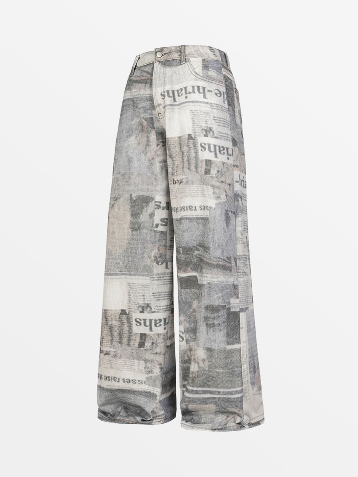 Jean Soma Gris — Jean Denim Streetwear Y2K ShineAndGlory