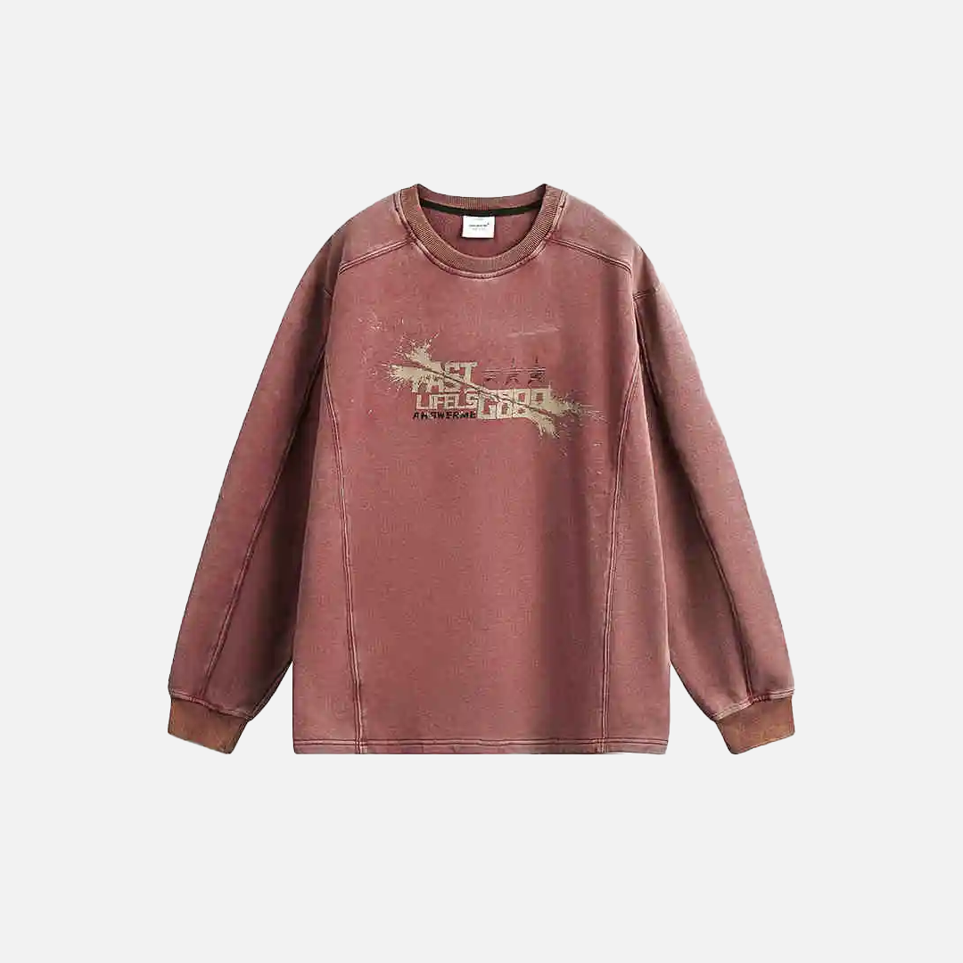 FELPA "DISTRESSED AMERICAN"