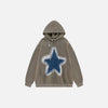 SUDADERA CON CREMALLERA "PATCHWORK OVERTailleD"