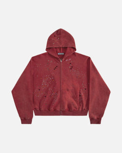 SWEAT ZIP "RHINESTONE"
