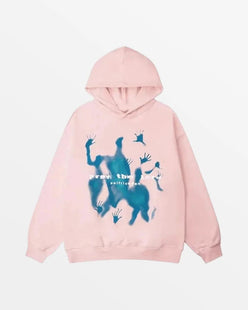 HOODIE "ANGORIA"-SHINEANDGLORY-Pink-S-SHINEANDGLORY