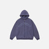 SUDADERA CON CREMALLERA "WASHED" PRIME