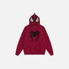 SUDADERA CON CREMALLERA "MÁSCARA DE ARAÑA"