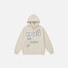 SUDADERA CON CREMALLERA "REBIRTH SKELETON"