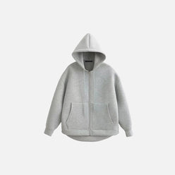 SUDADERA CON CREMALLERA "THICK SOLID"