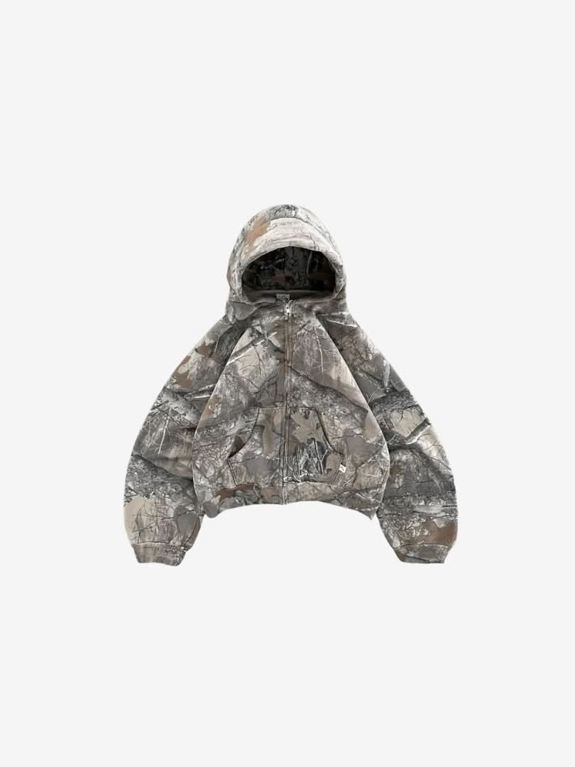 Sweat Zippé Karam Camouflage — Sweat Zippé Streetwear Y2K ShineAndGlory