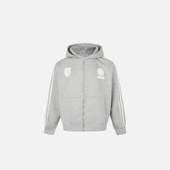 SUDADERA CON CREMALLERA "BLANK SOLID"