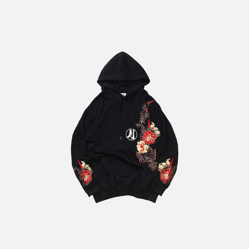 Hoodie Full Noir — Hoodie Streetwear Y2K ShineAndGlory