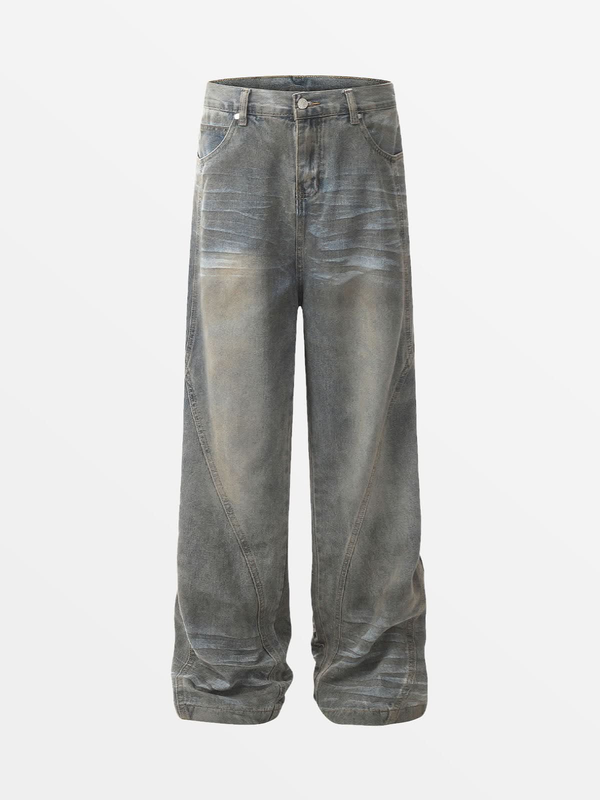 Jean Sandros Gris — Jean Denim Streetwear Y2K ShineAndGlory