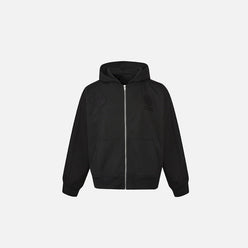 SUDADERA CON CREMALLERA "BLANK SOLID"