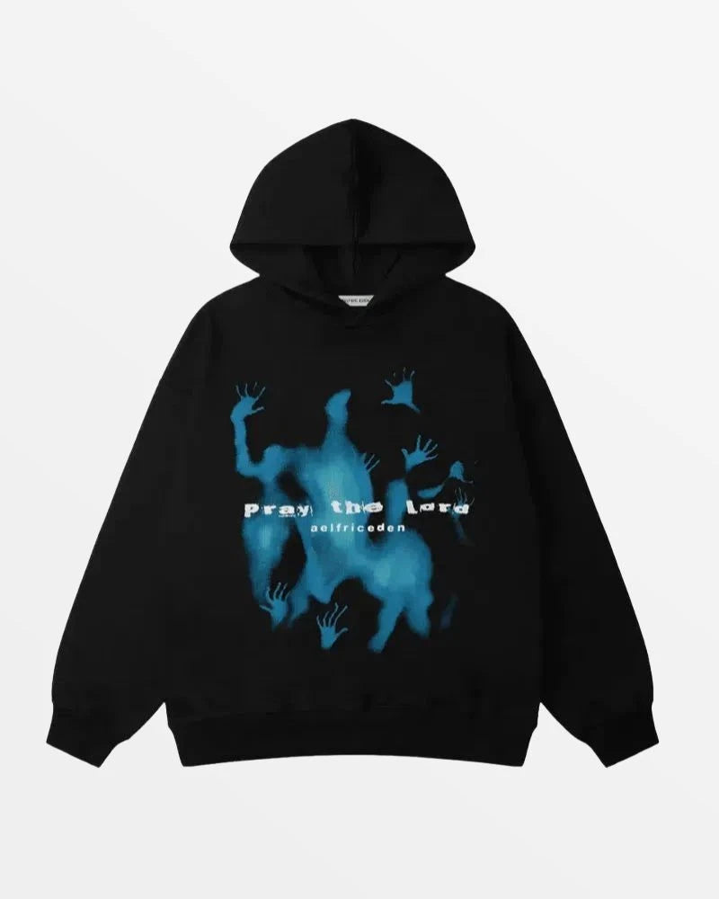 HOODIE "ANGORIA"-SHINEANDGLORY-Noir-S-SHINEANDGLORY