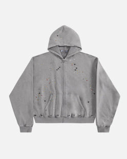 SWEAT ZIP "RHINESTONE"