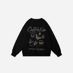 FELPA "CALIFORNIA BUTTERFLY"