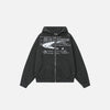 SUDADERA CON CREMALLERA "TODO O NADA"
