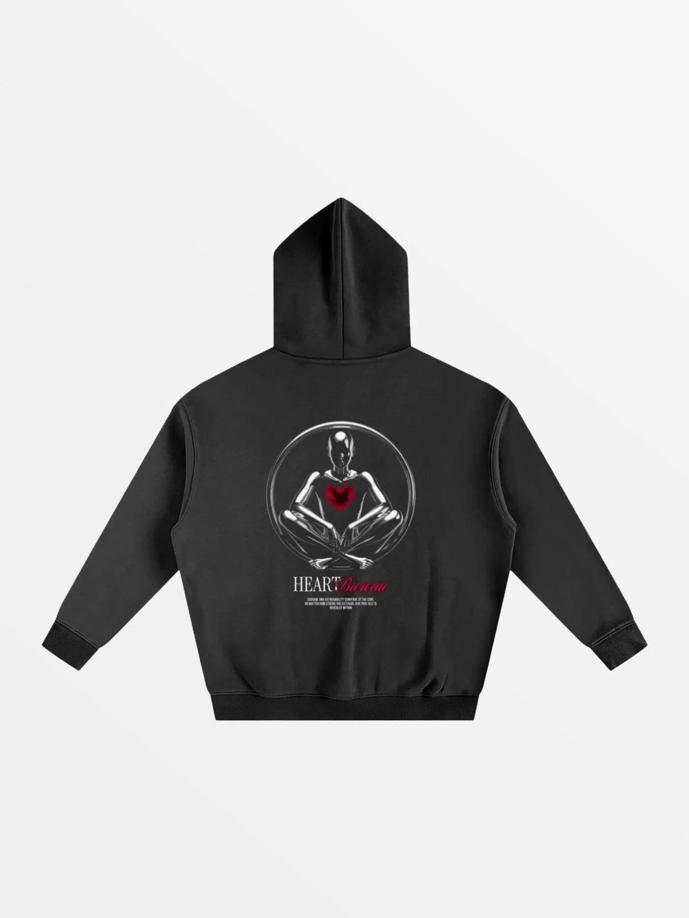 "HEART BUREAU" HOODIE