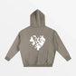 HOODIE "LOVE"-SHINEANDGLORY-SHINEANDGLORY