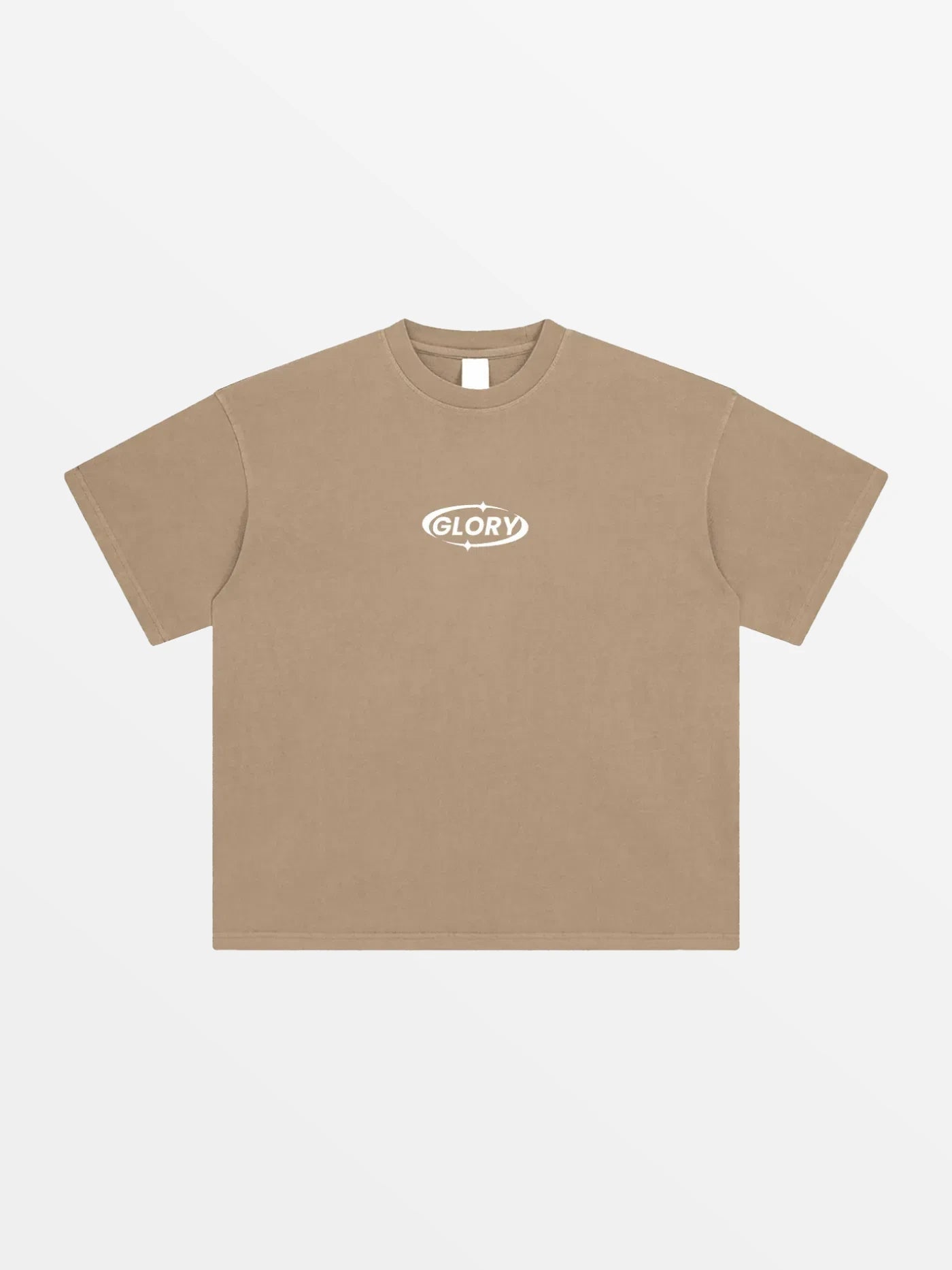 T-SHIRT "OMINE"-SHINEANDGLORY-Camel-S-SHINEANDGLORY