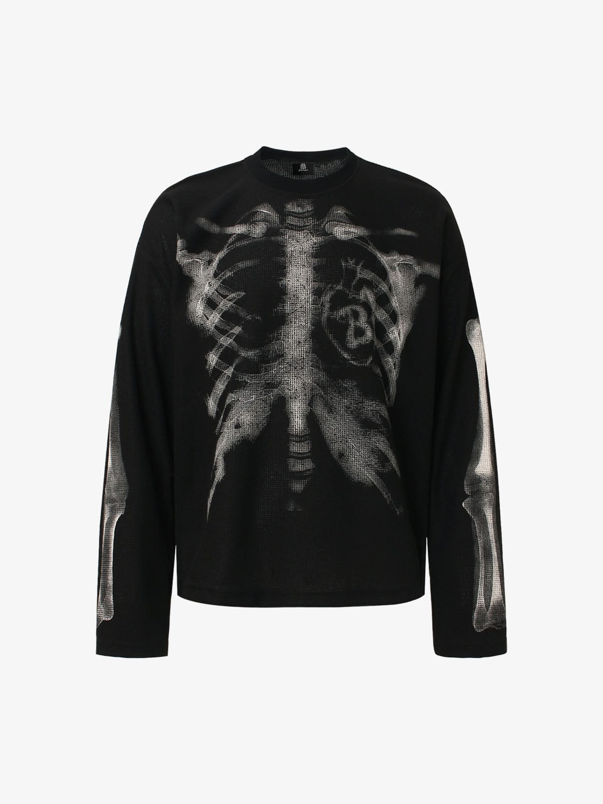 T-Shirt Manches Longues Skeleton — T-Shirt Manches Longues Streetwear Y2K ShineAndGlory