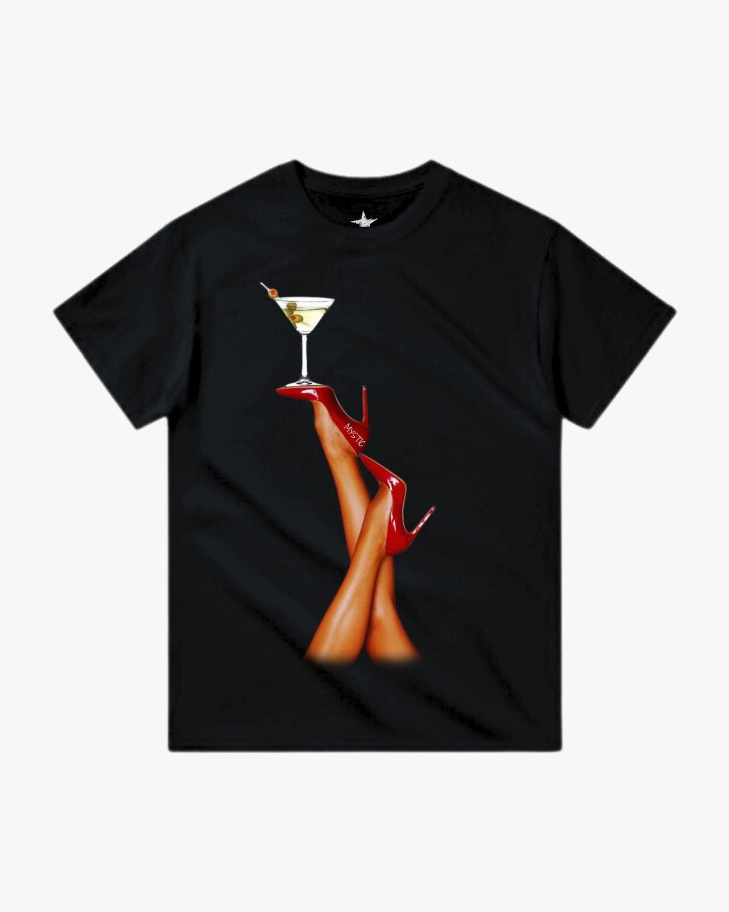 T-Shirt Martini Girl Noir — T-Shirt Streetwear Y2K ShineAndGlory